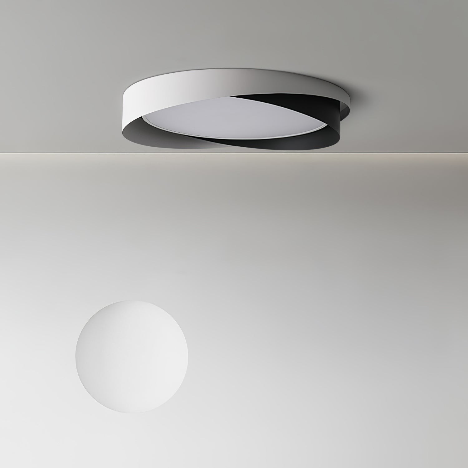 Nordic Style Modern Minimalist Wave Pattern Ceiling Lamp M528