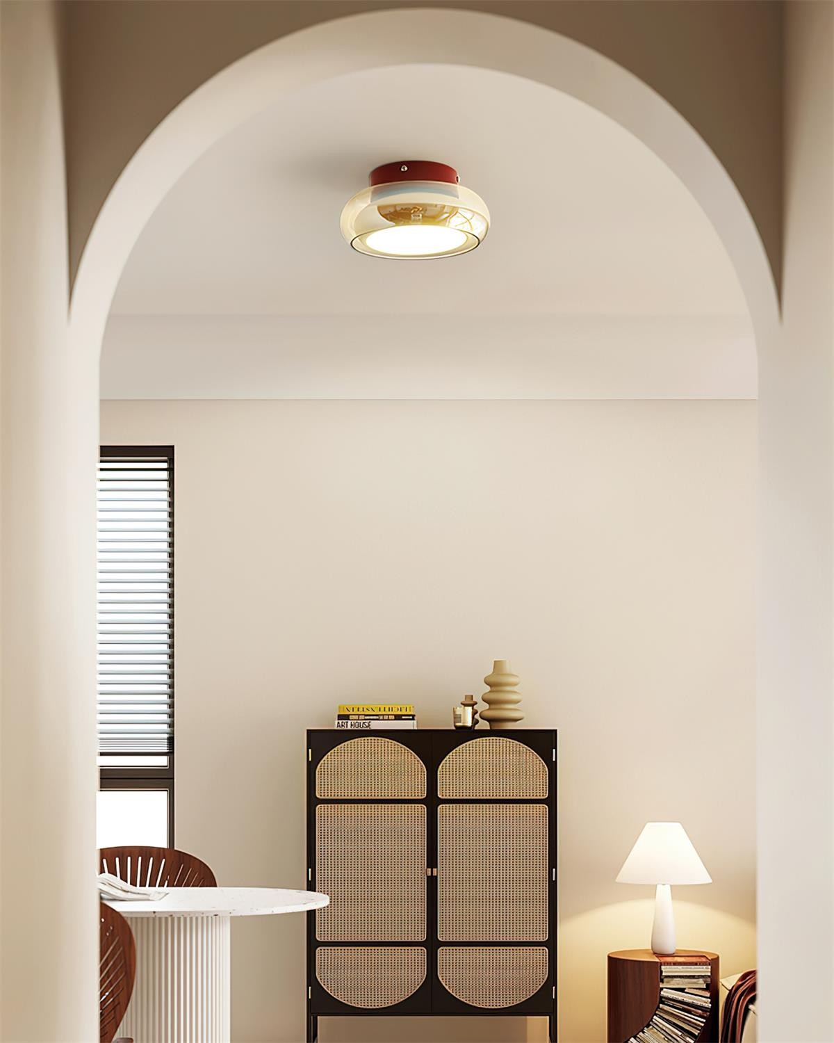 Atmospheric Simple Double Disc Ceiling Light M207