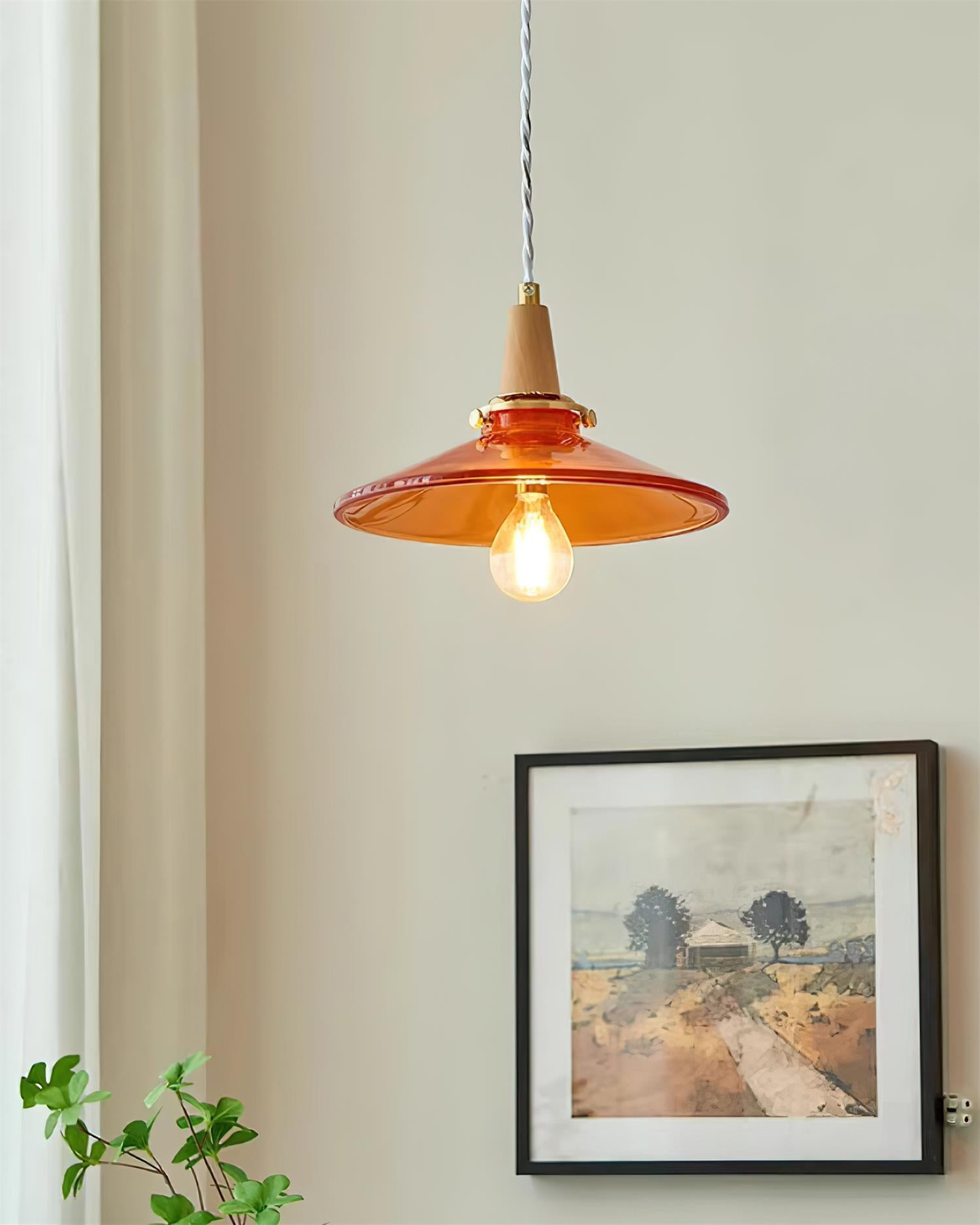 Nordic Brass Glass Pendant Lamp M286