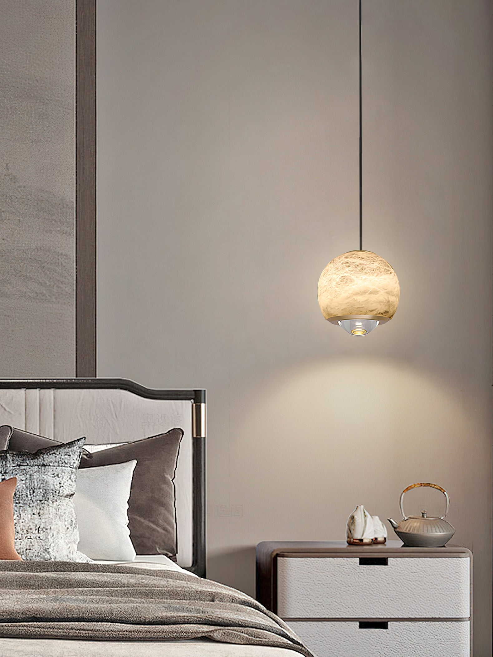 Ferox Alabaster Pendant Light D422