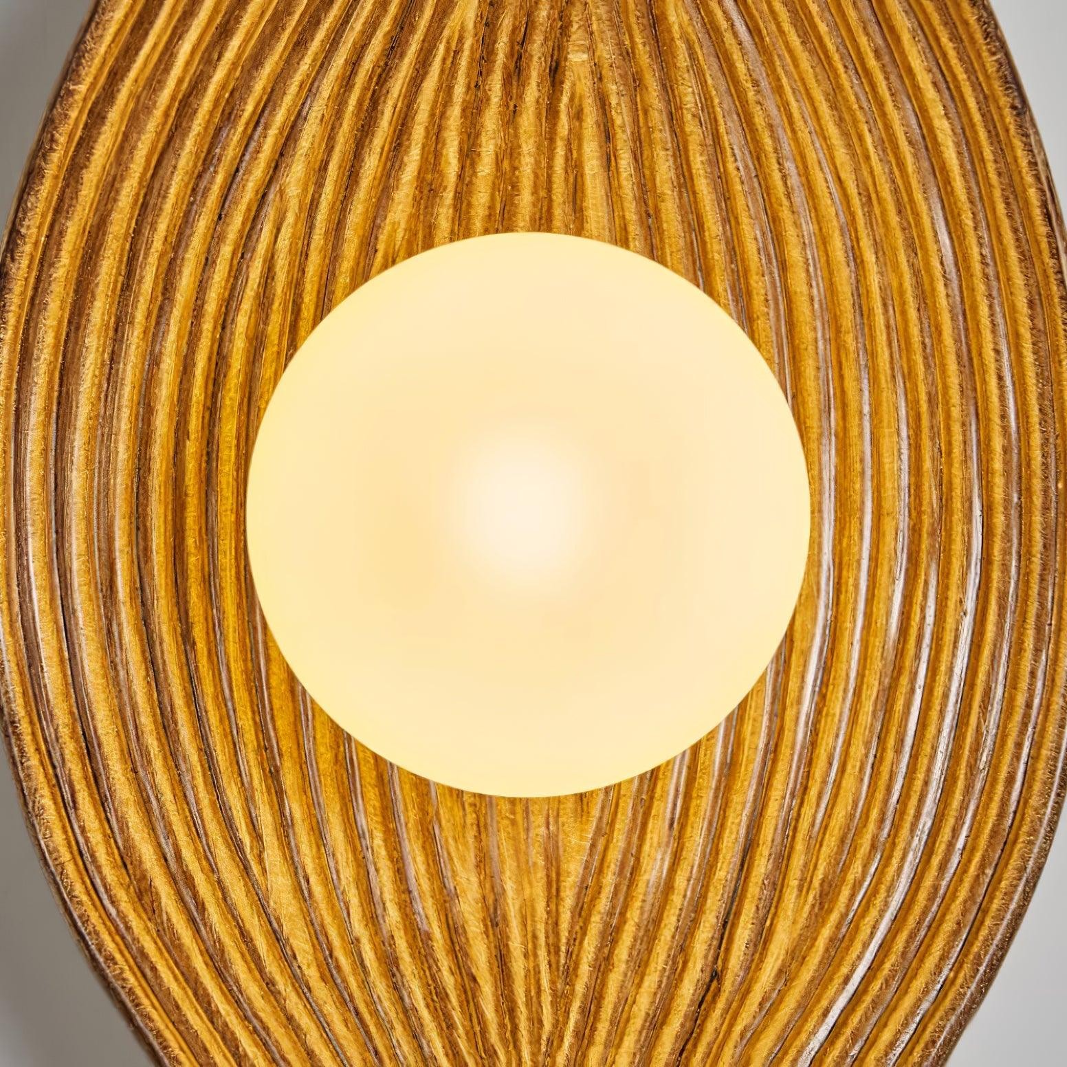 Contemporary Nordic Leaf Resin Wall Light M369