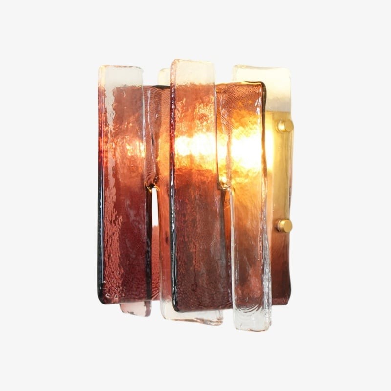 Lumiridge Modern Wall Light - Minimalist Design Metal Glass Fixture for Living Room T572