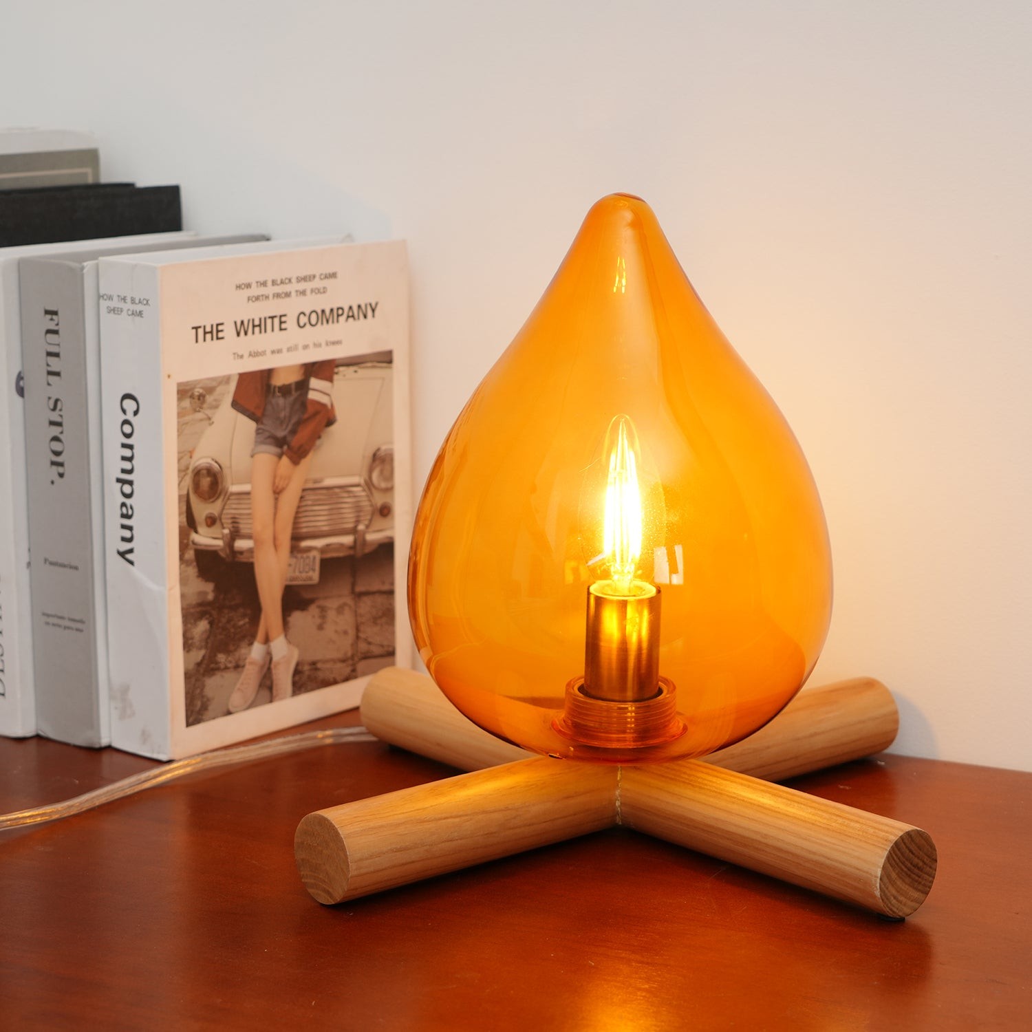 Funny Fire Shape Small Flame Table Lamp M155
