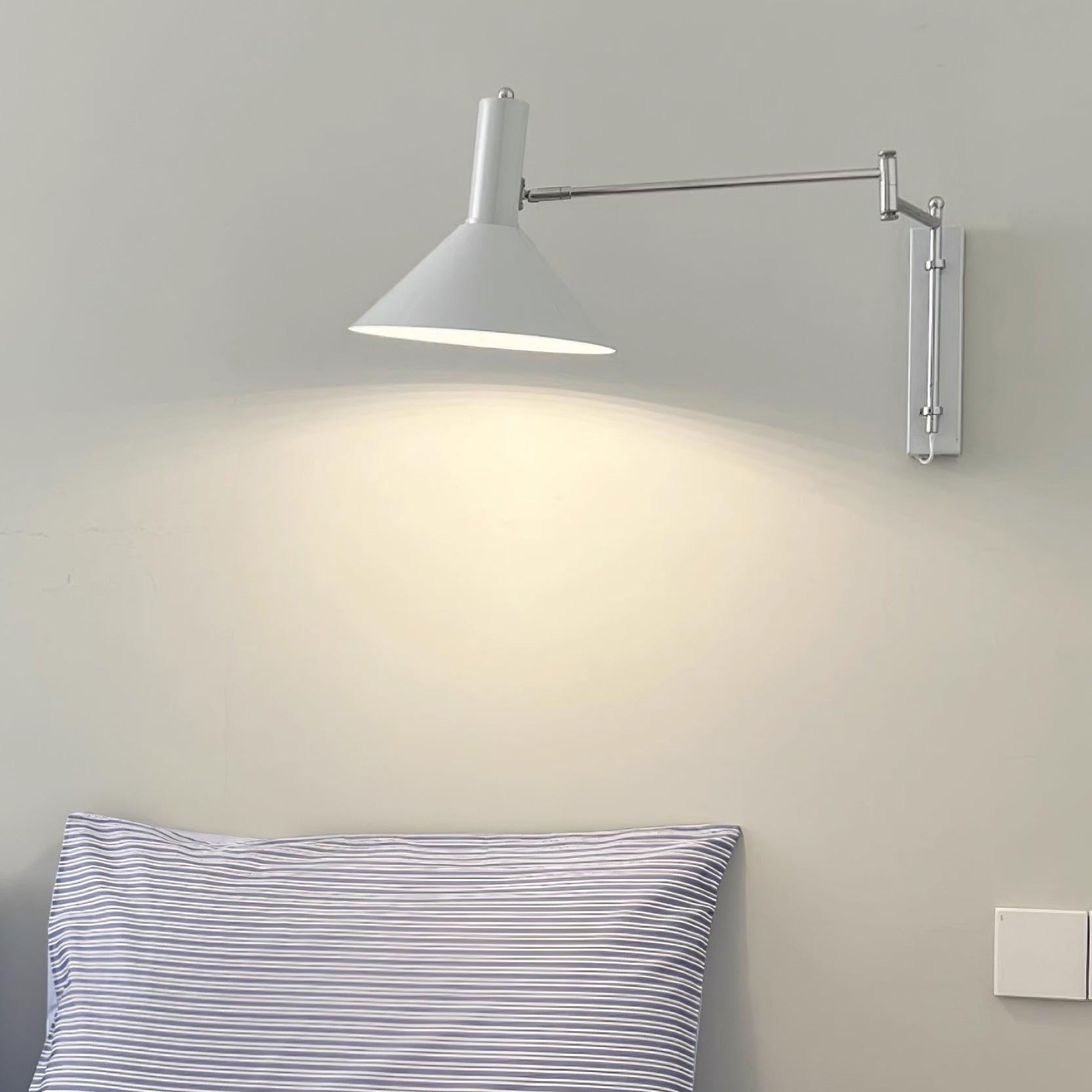Classic Modern Swing Arm Adjustable Bedside Reading Wall Lamp M119