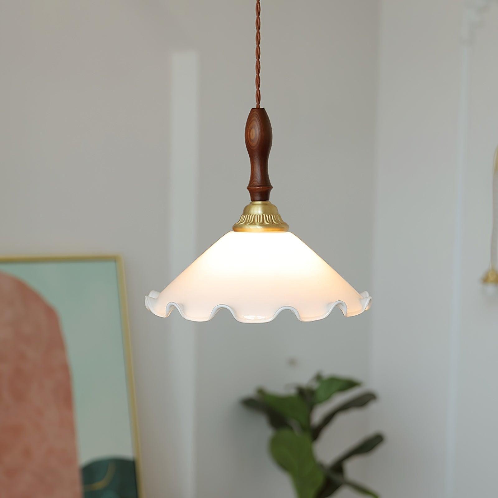 Milky Flower Pendant Light M354
