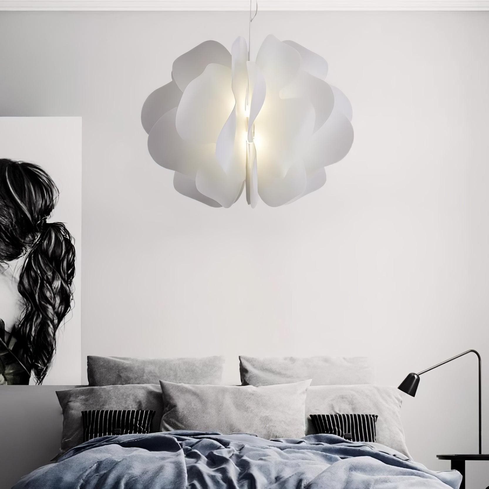 Modern Plastic Flower Design Pendant Lamp M43
