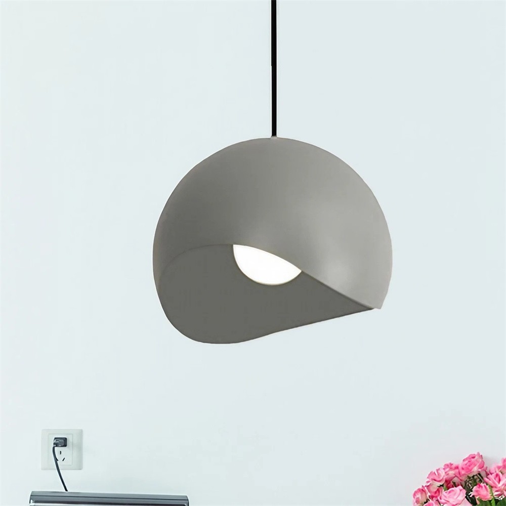 Nordic Macaron Eggshell Metal Pendant Lamp S105