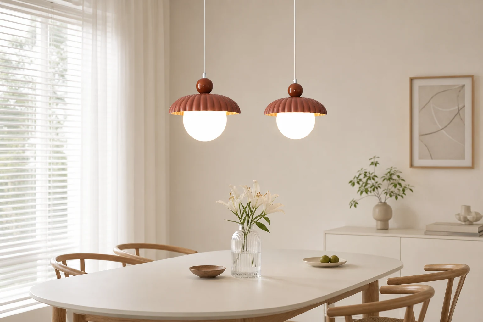 Szklana lampa wisząca Alien M293 scena lifestylowa