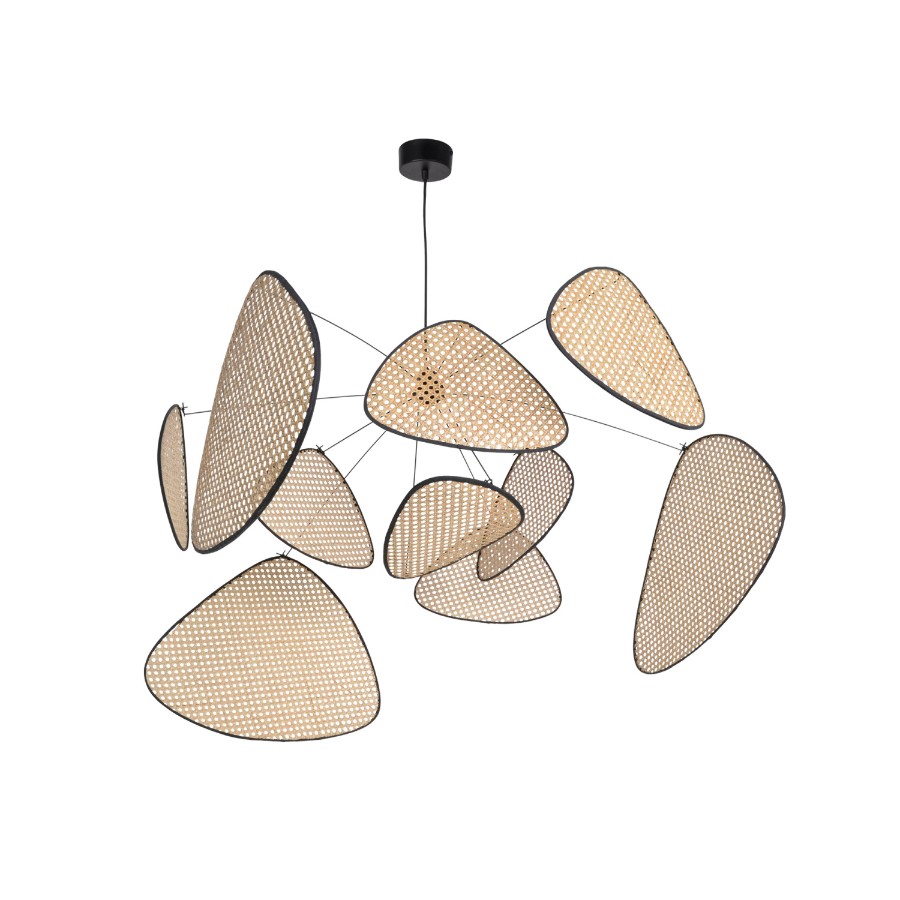 Vintage Rattan Pendant Light