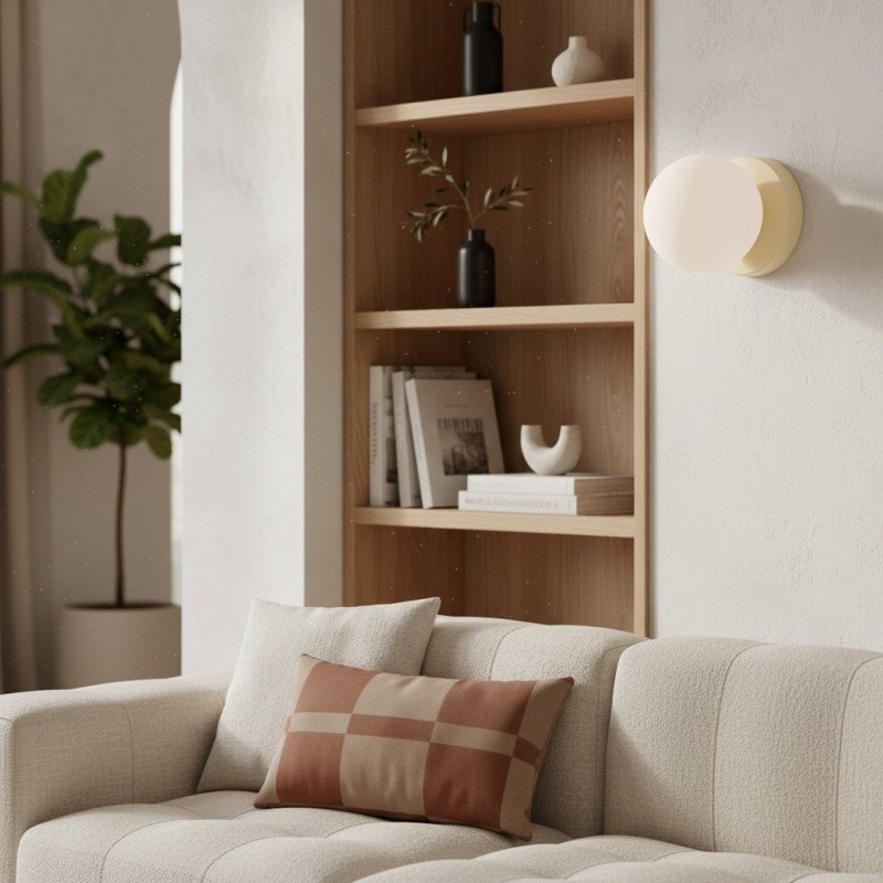 Nuevola Soft Sculptural Wall Light - Minimal Decorative Wall Lamp for Modern Indoor Spaces T528