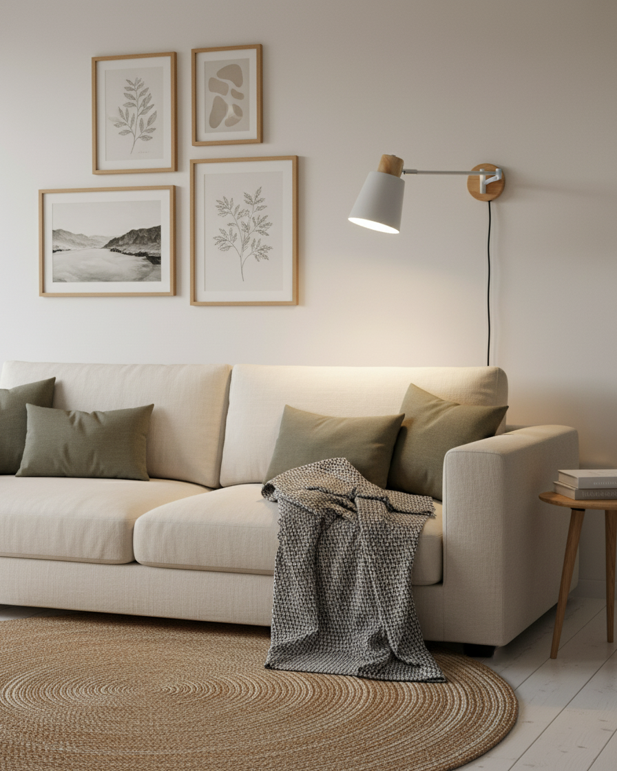 Collin Adjustable Plug In Wall Lamp D265