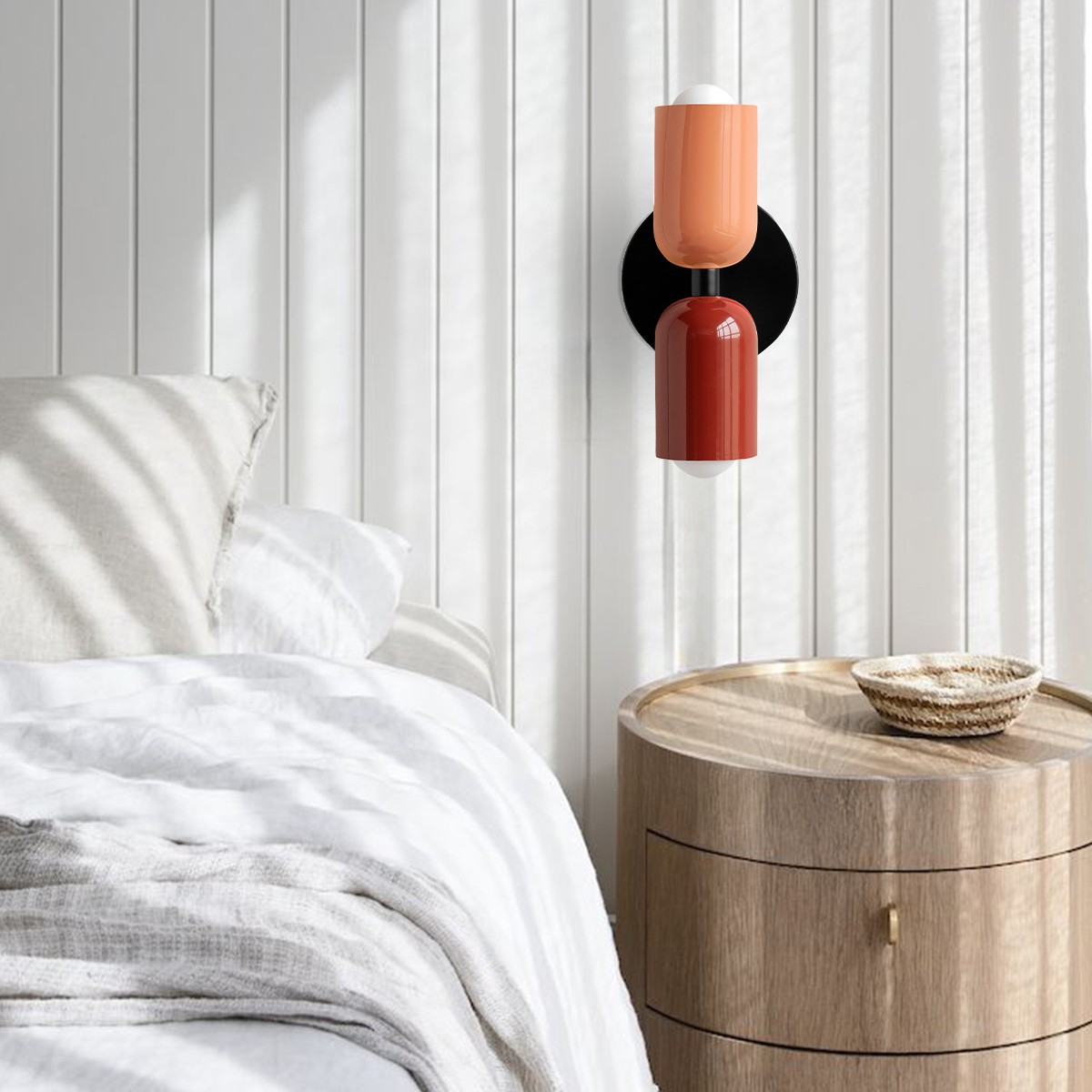 Colorful Double Head Up Down Wall Sconce S113