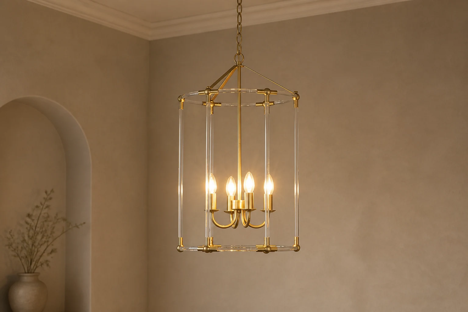 Minimalism Cage Pendant Light in an additional lifestyle room scene