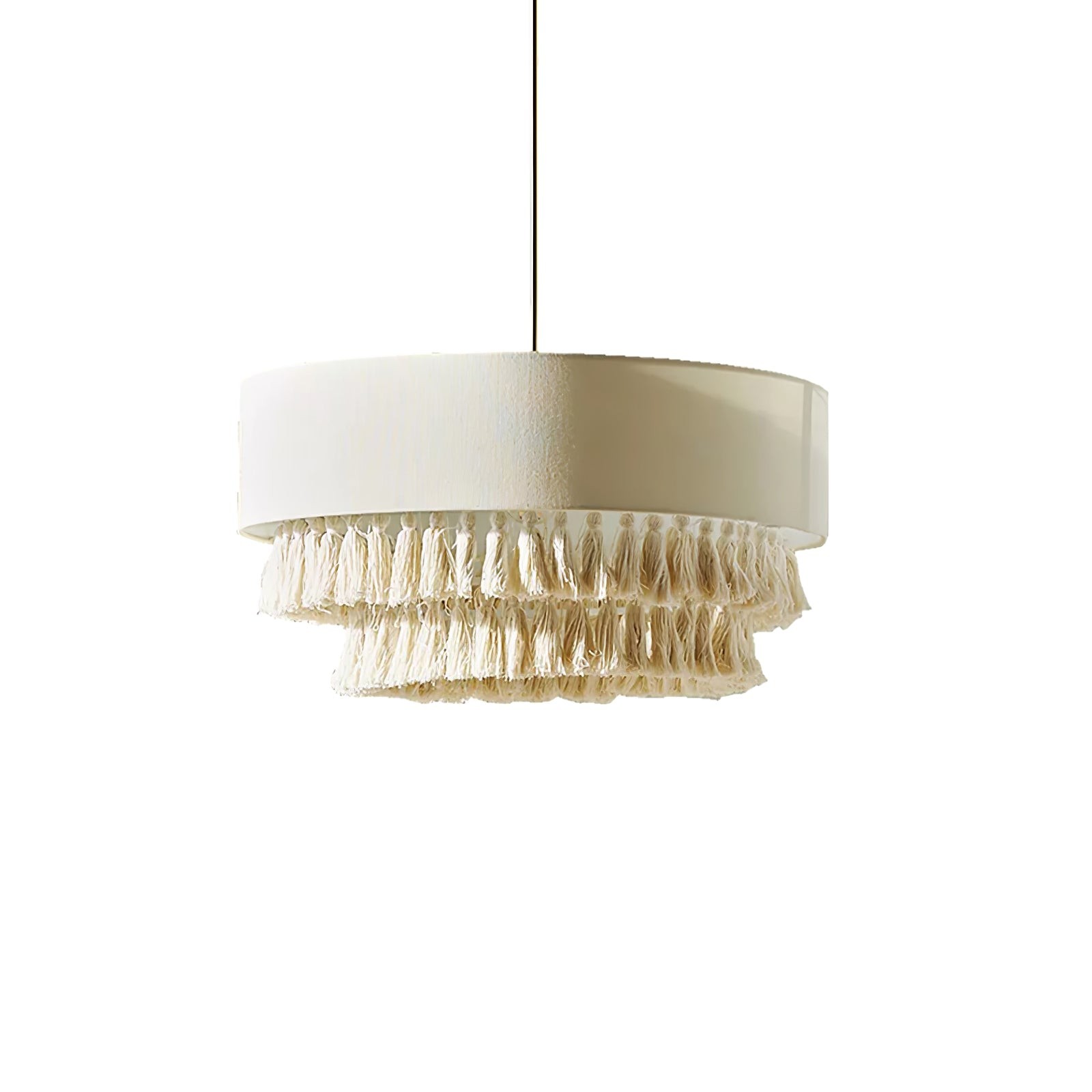 Bohemian Hemp Rope Tassel Chandelier M557
