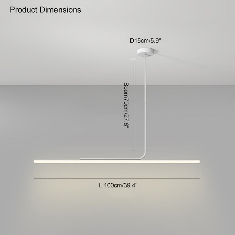 Modern Simple Asymmetrical Linear Pendant Lamp M140