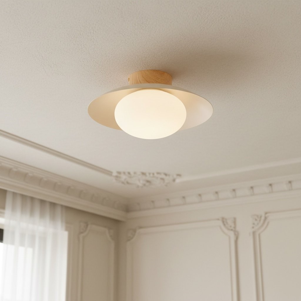Oribela Ceiling Light Sculptural Globe Aesthetic with Soft Ambient Glow for Kitchen and Lounge T508
