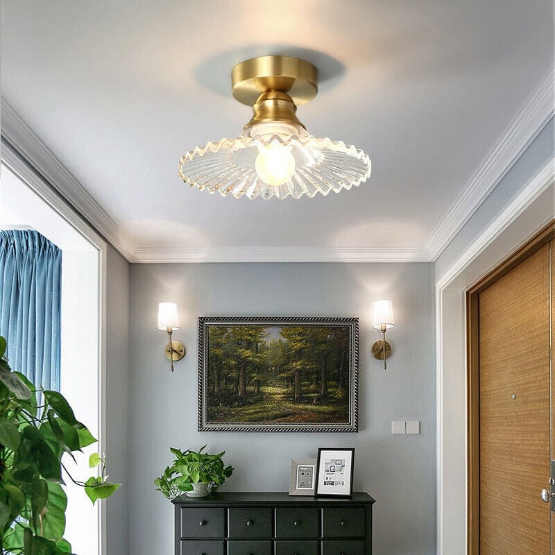 Japanese Retro Glass Ceiling Lamp S60