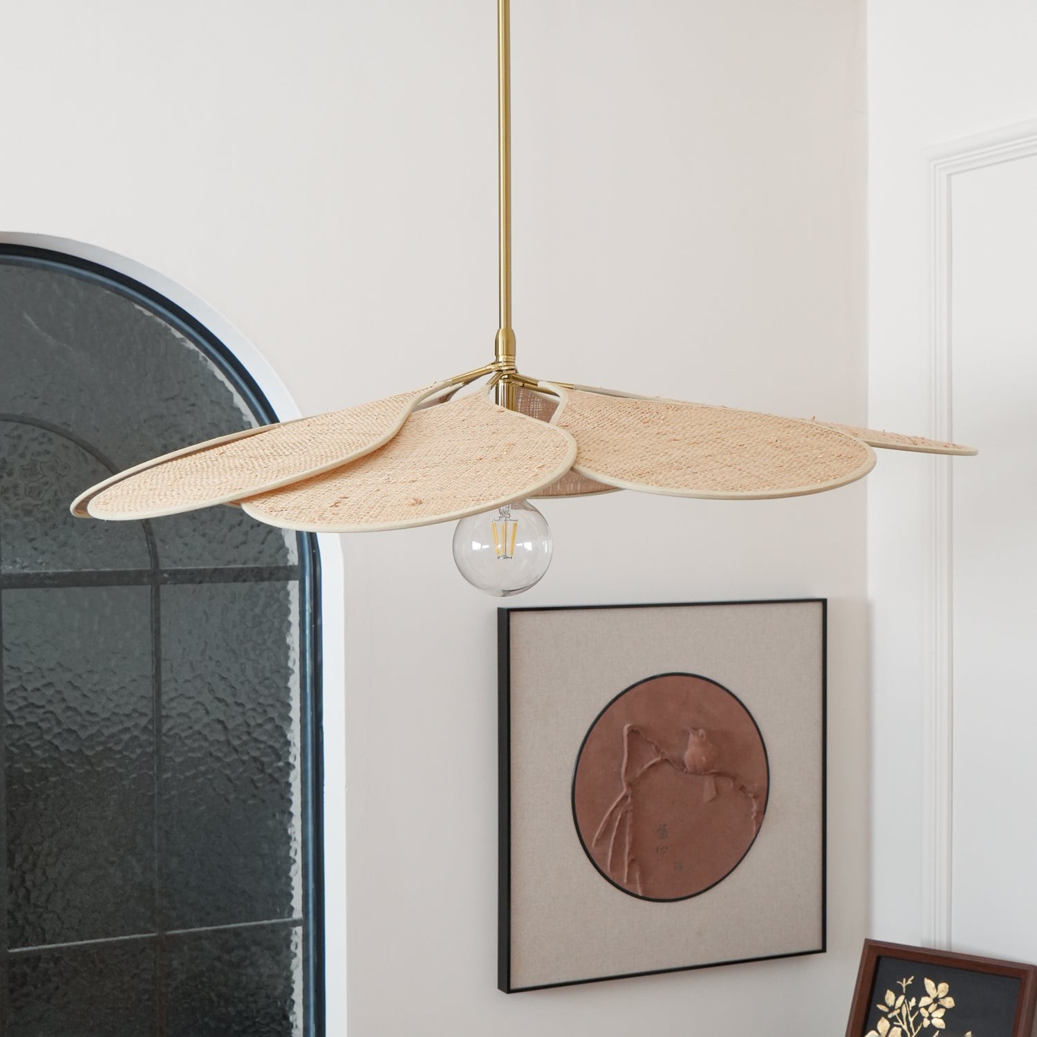 Petals Bloom Rattan Pendant Lamp M532