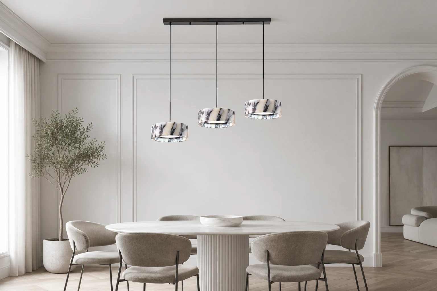 Lampa wisząca Elancourt D664 w scenie lifestylowej