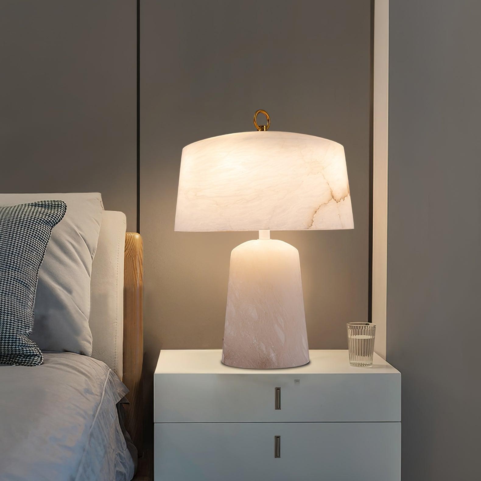 Light Luxury Style Marble Stone Table Lamp M583