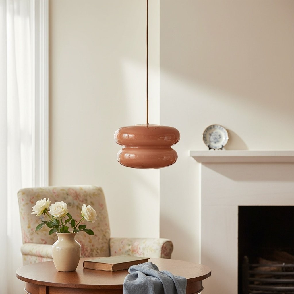 Orra Opal Glass Pendant Lamp - Modern Hanging Lamp T421