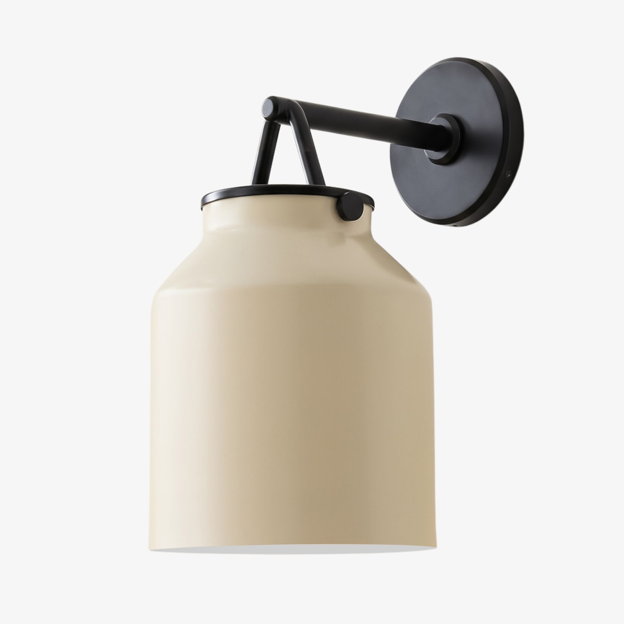 Hanton Minimalist Outdoor Wall Light - Matte Metal Industrial Sconce for Modern Spaces T154