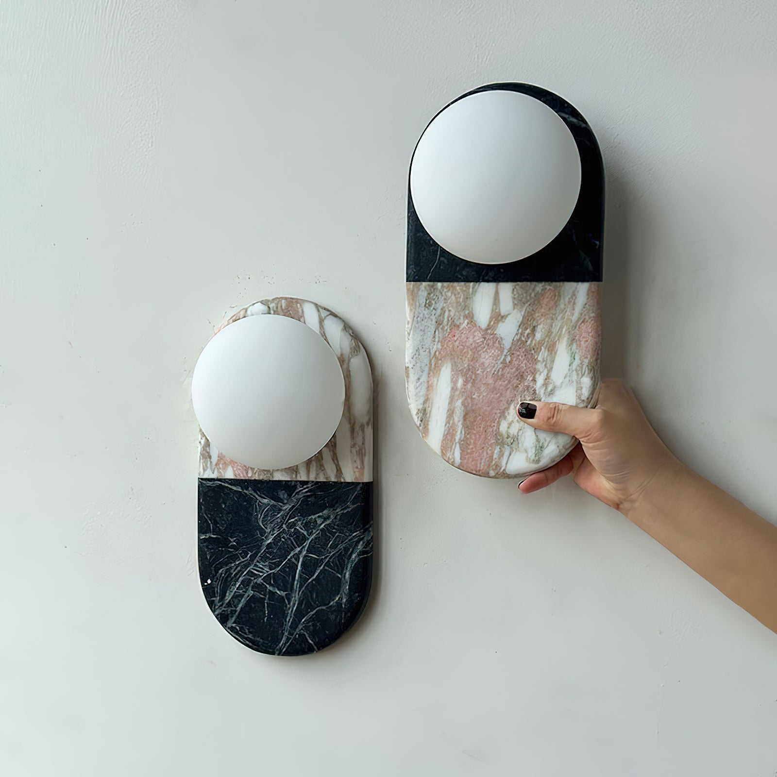 Pfaffikon Marble Sconce D564