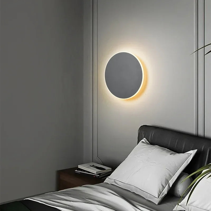 Modern Nordic Round Aluminum Minimalist LED Wall Light D767