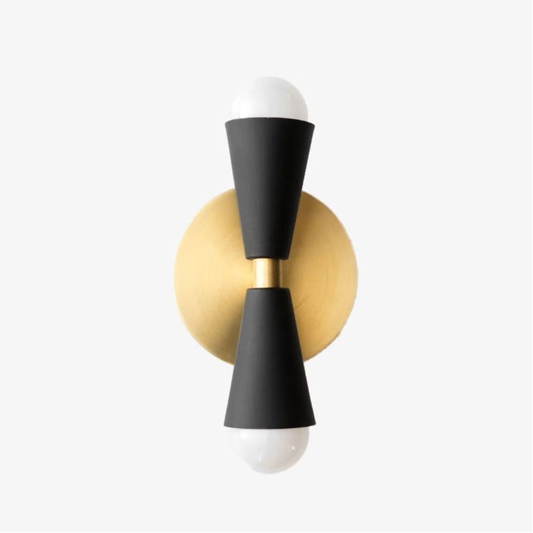 Pyralis Cone Linear Statement Wall Sconce - Modern Two Light Fixture T334