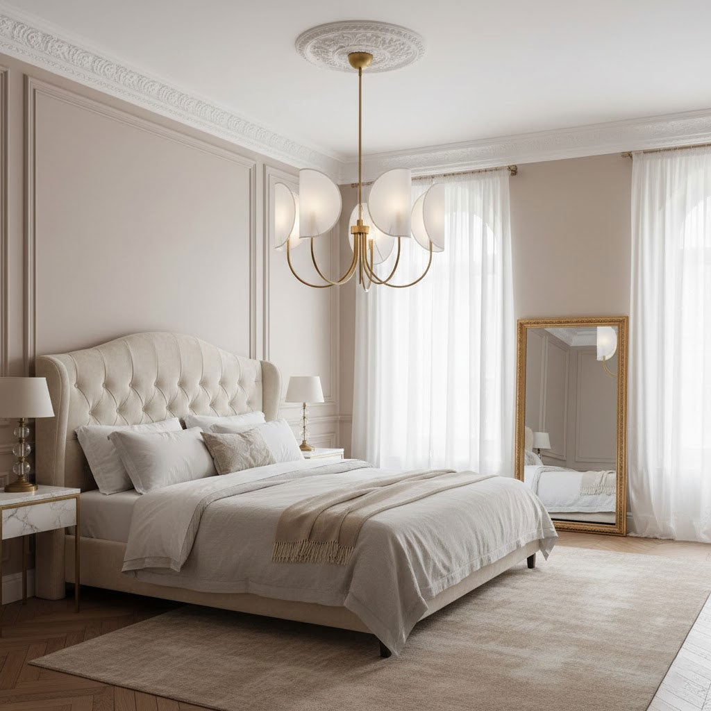 Leaf Brass Chandelier D548