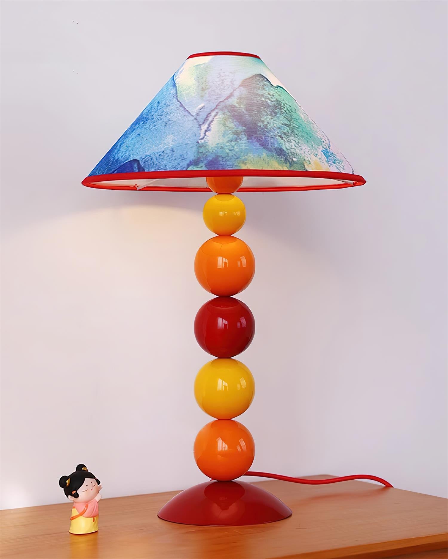 Retro Coloful Stacking Ball Table Lamp M329
