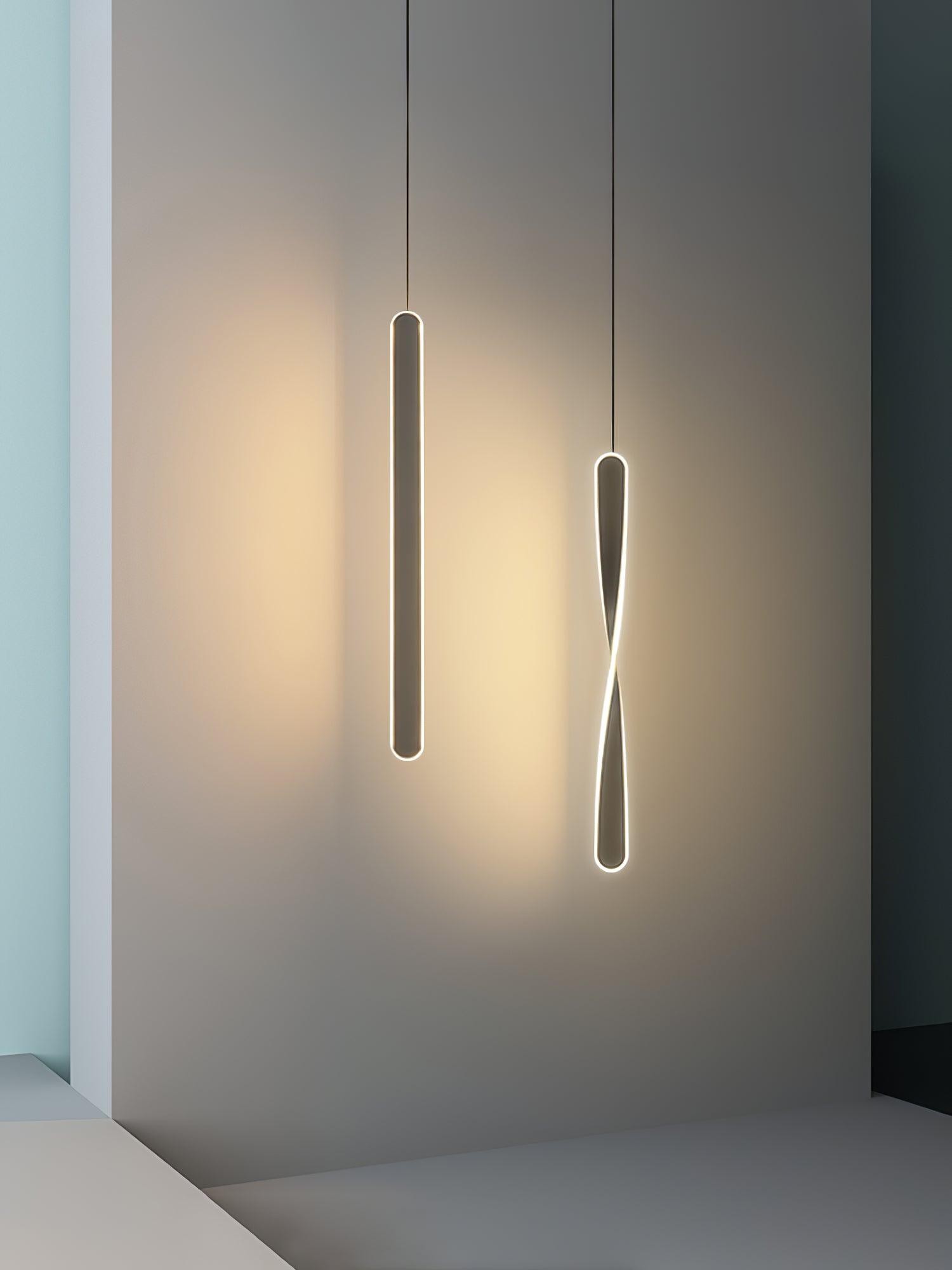 Nordic linear long Pendant Lamp M420