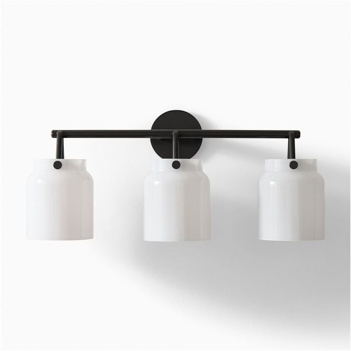 Hanton Modern 3-Light Wall Sconce - Metal Bathroom Fixture T161