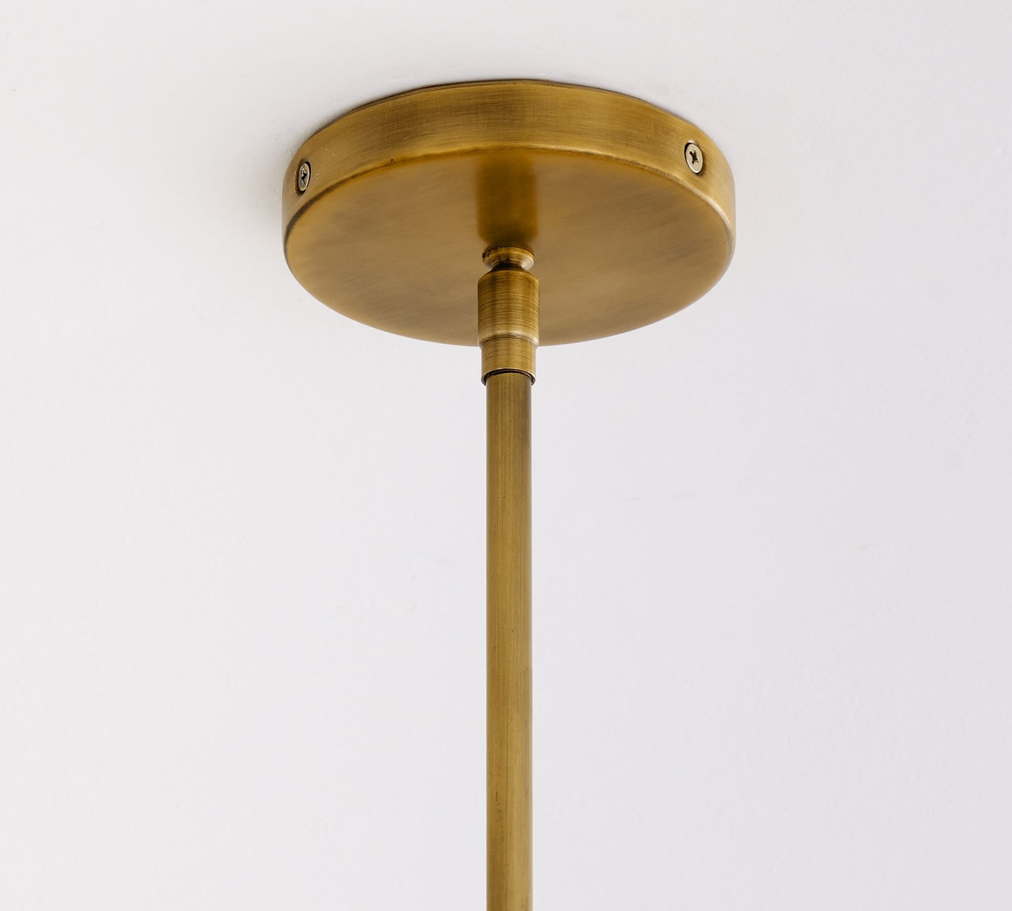 Auria Hand-blown Glass Metal Chandelier - Contemporary Brass Design T061