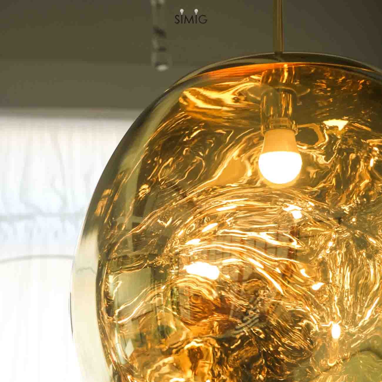 Dynamic Surface Pendant Light For Living Room S09