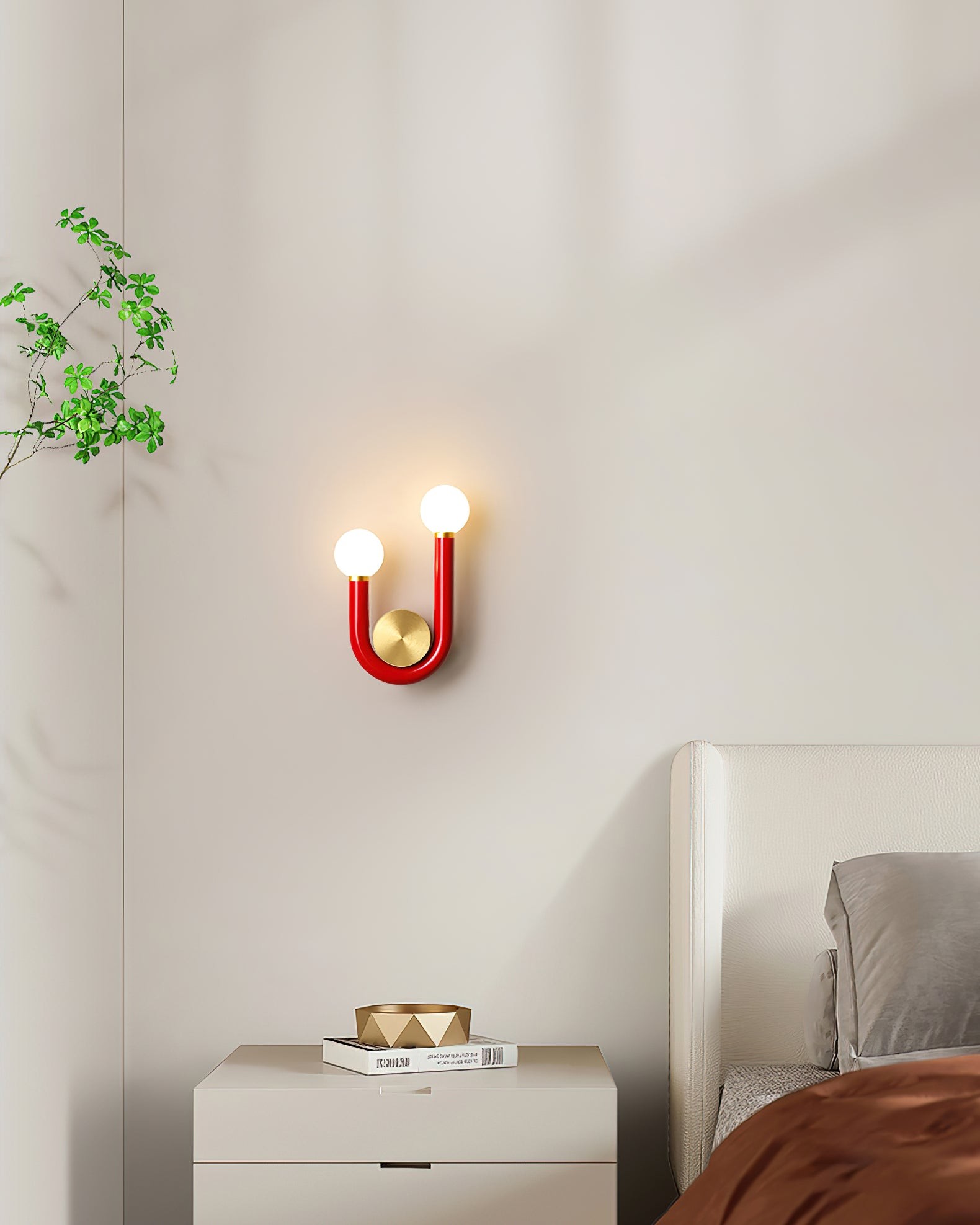 Creative U Shaped Double Head Wall Lamp M192