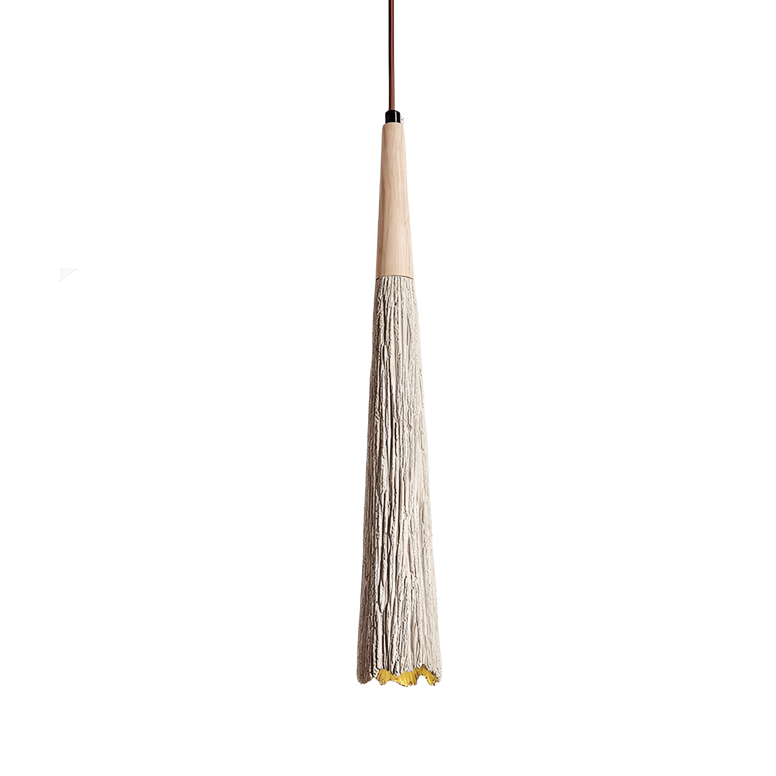 Cream Retro Wabi-Sabi LED Pendant Light D919