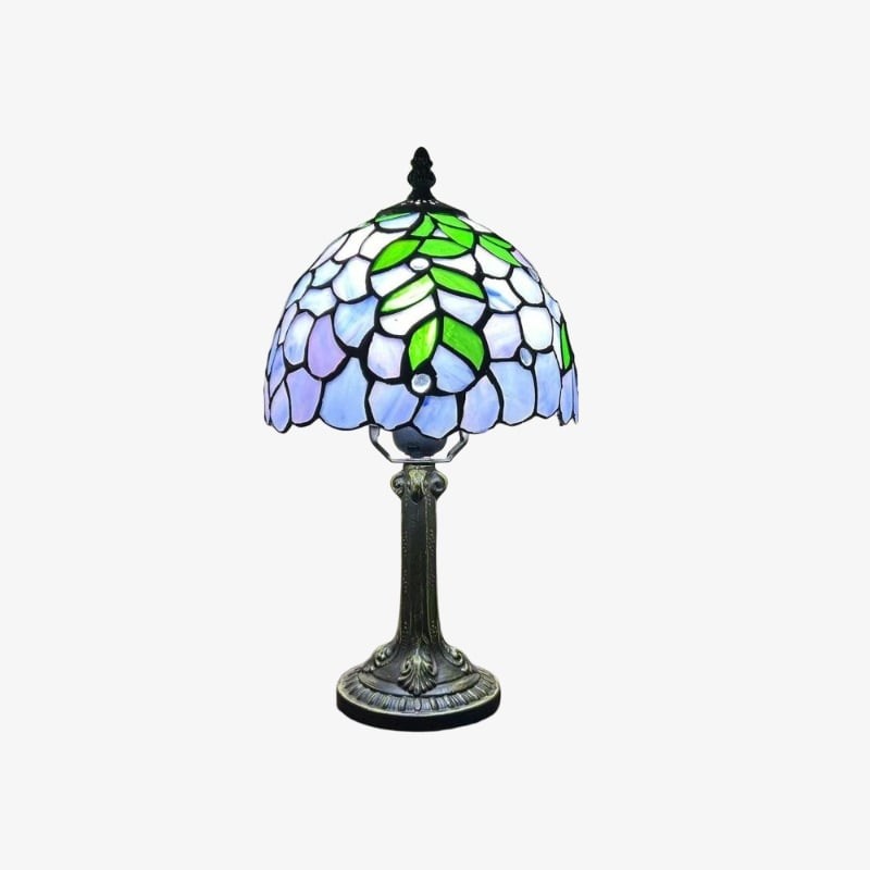 Lampada Virelle in vetro colorato, modello C