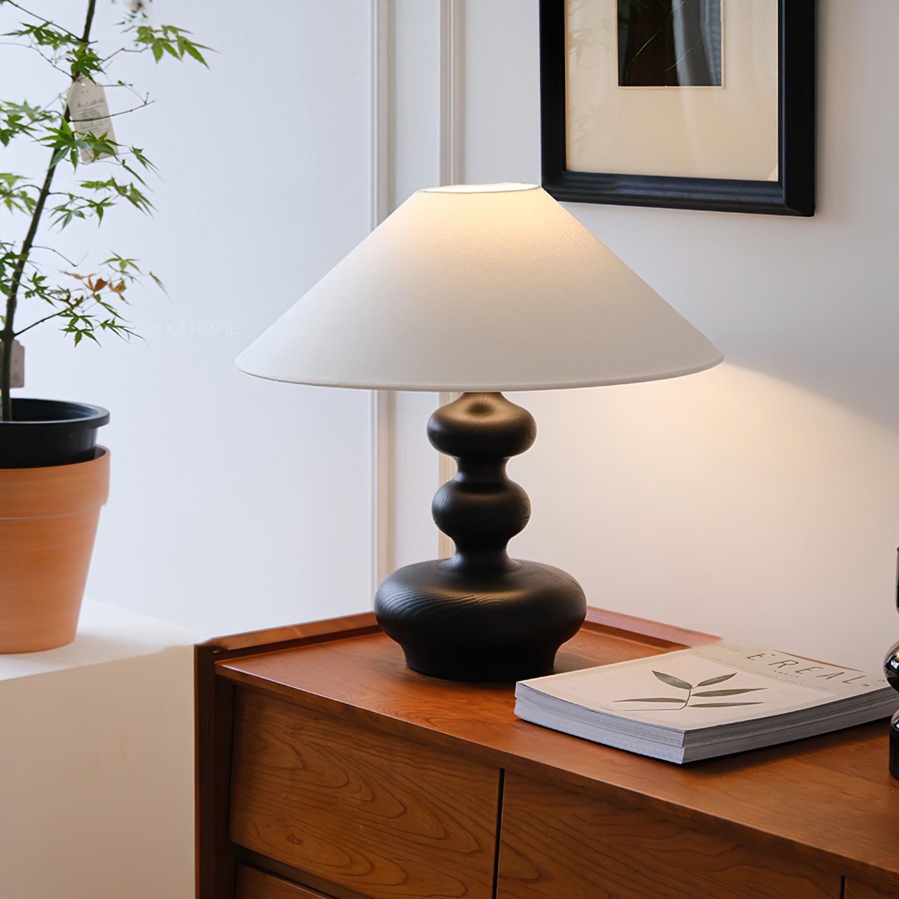 Nordic Retro Solid Wood Table Lamp M161