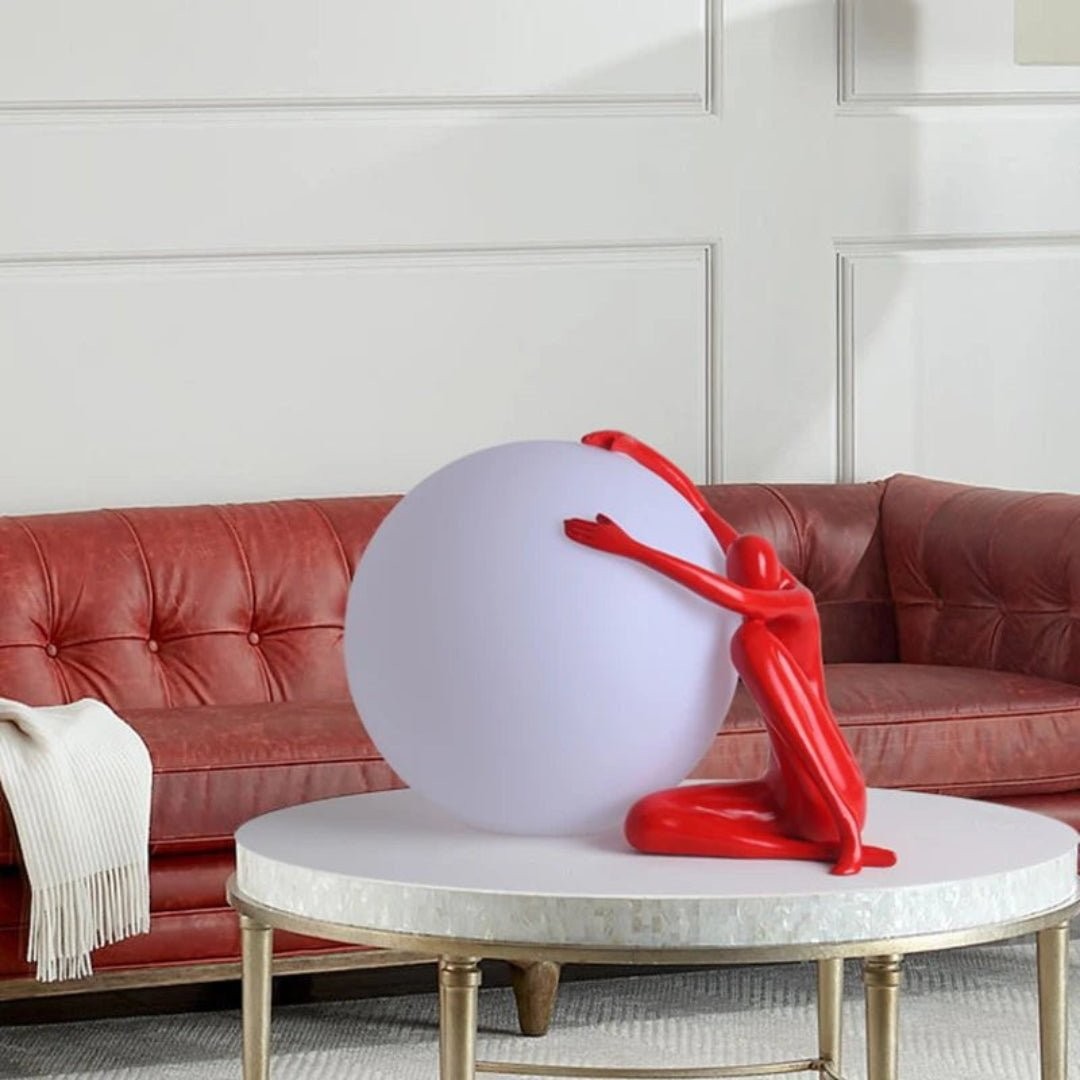 Humanoid Ball Holding Table Lamp M585