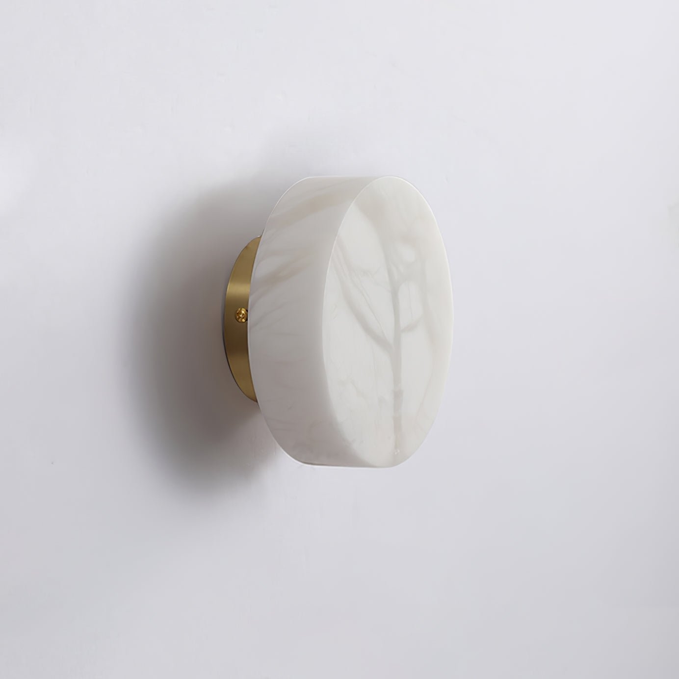 Cylindrical Alabaster Wall Light D399