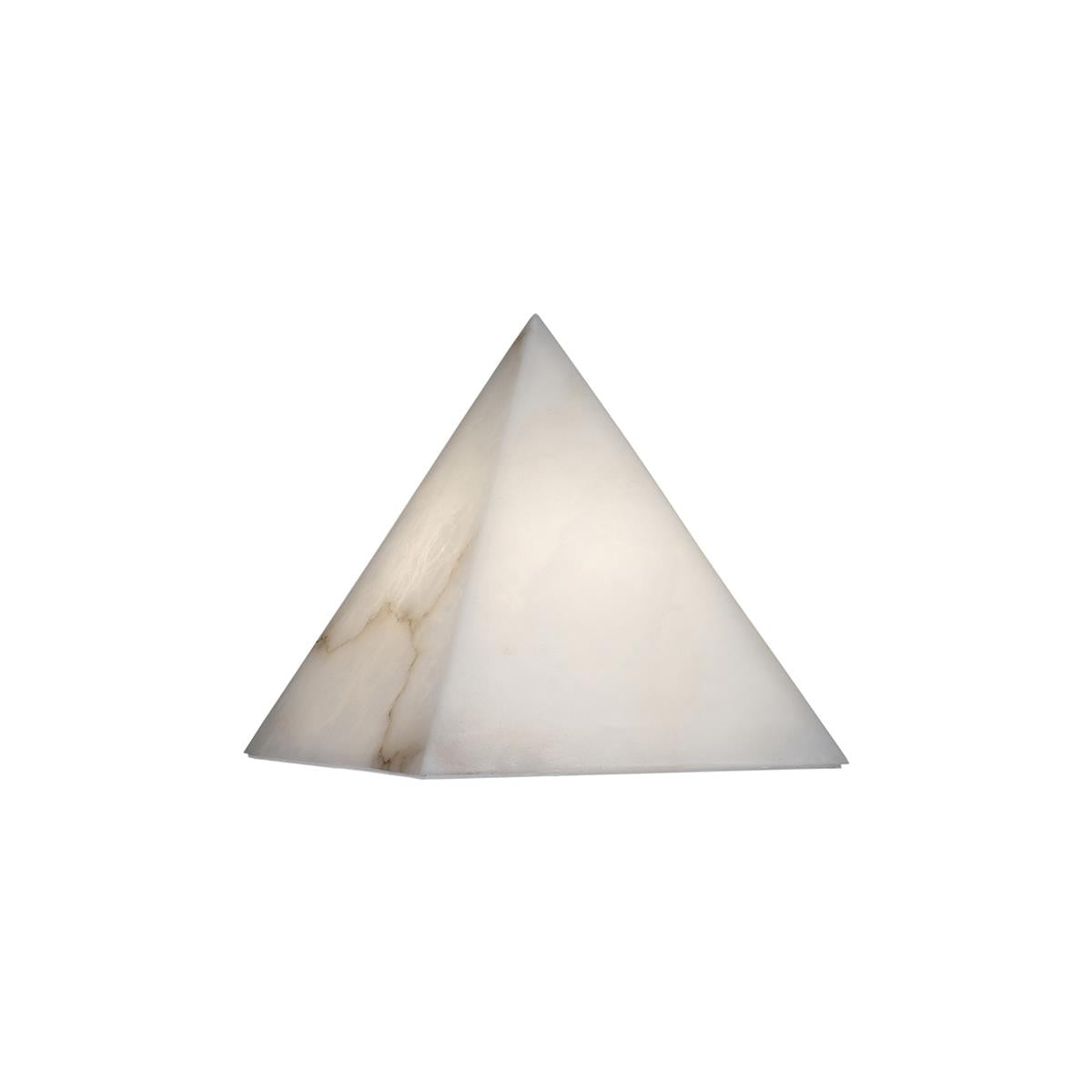Alabaster Pyramid Table Lamp D428