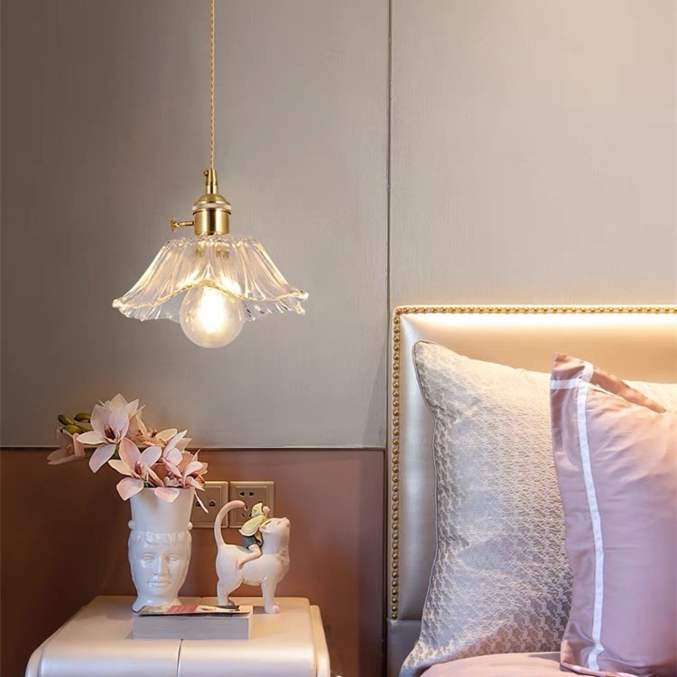 Tiffany Lotus Glass Pendant Light S55