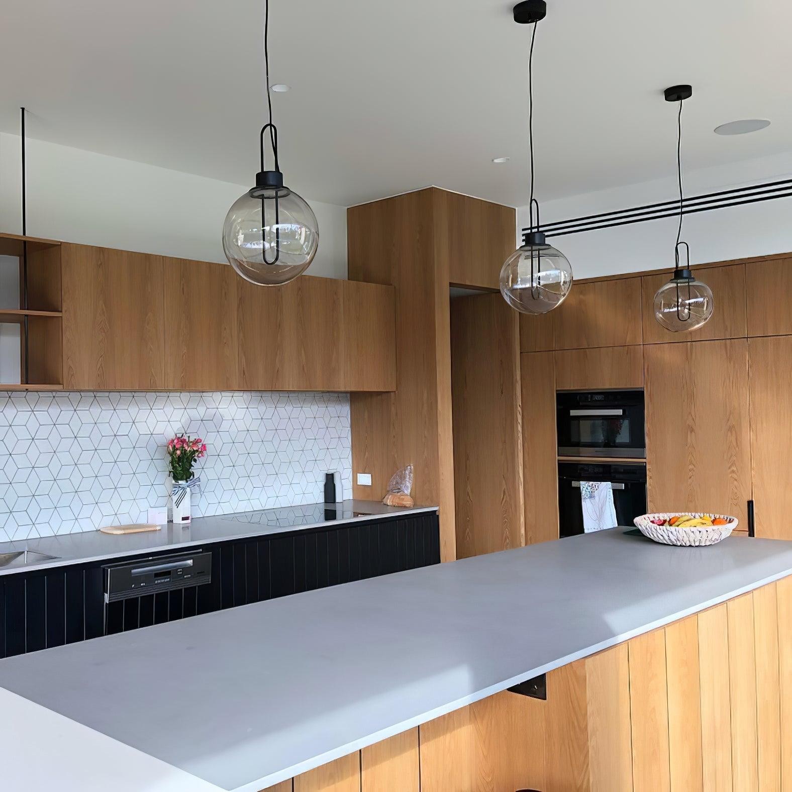 Clear Glass Orb Style Pendant Lamp M40