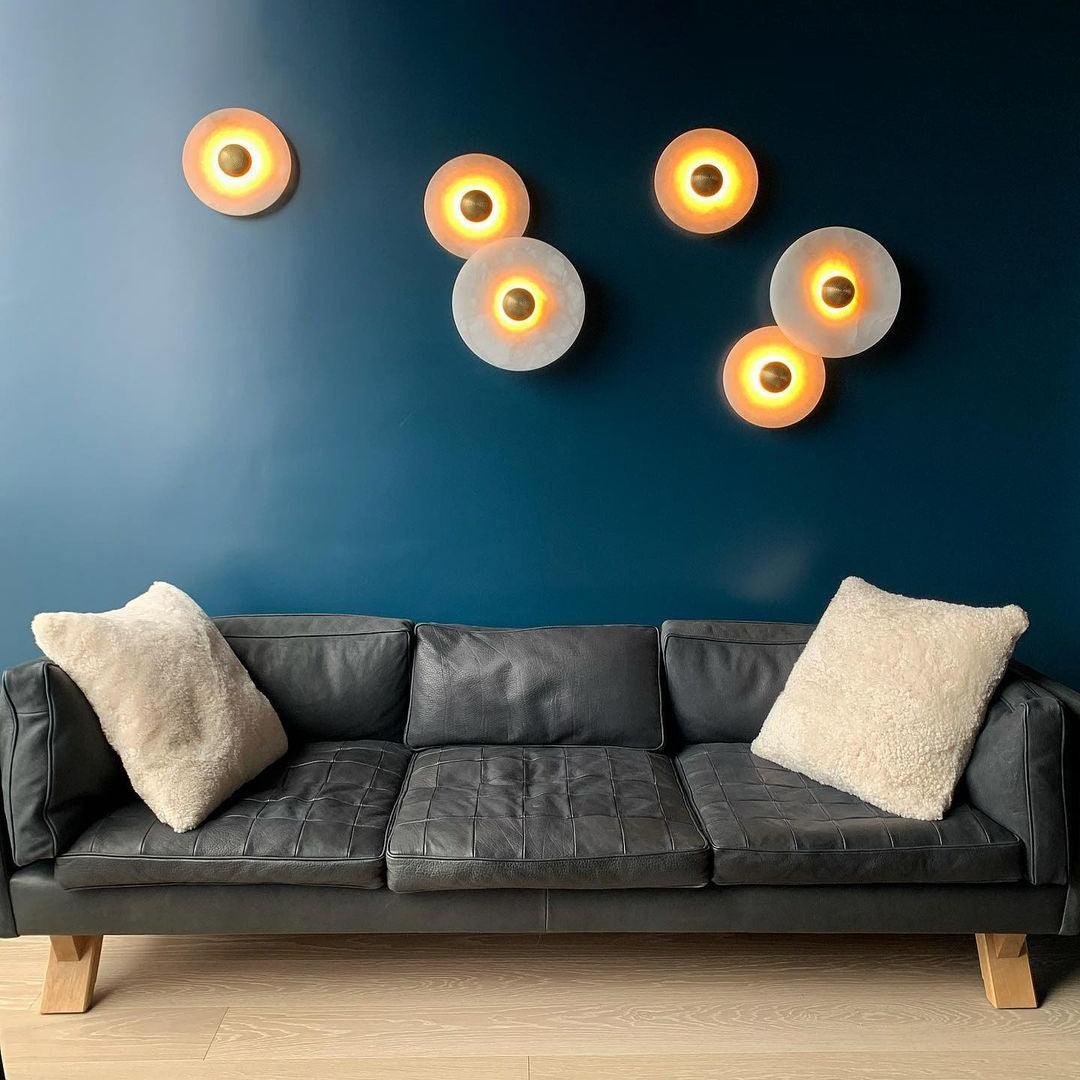Creative Marble Round Wall Lamp M141