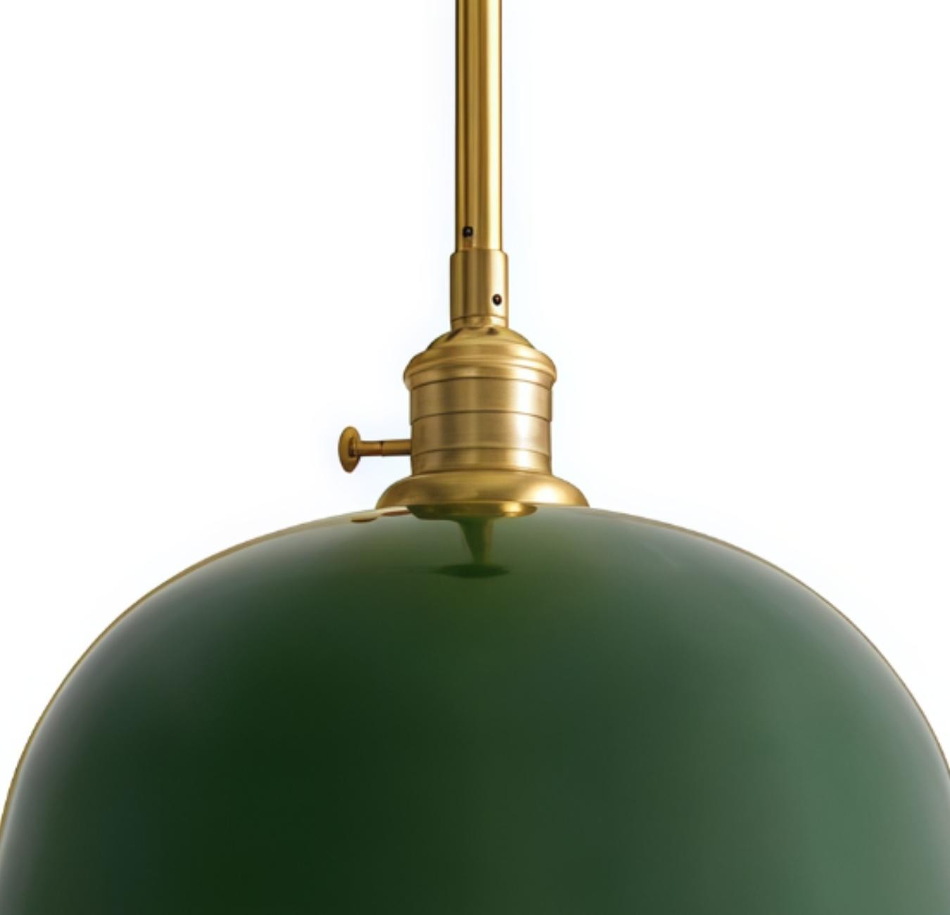 Forvara Classic Bell Pendant Light Industrial Pole Pendant Fixture for Dining Room T544