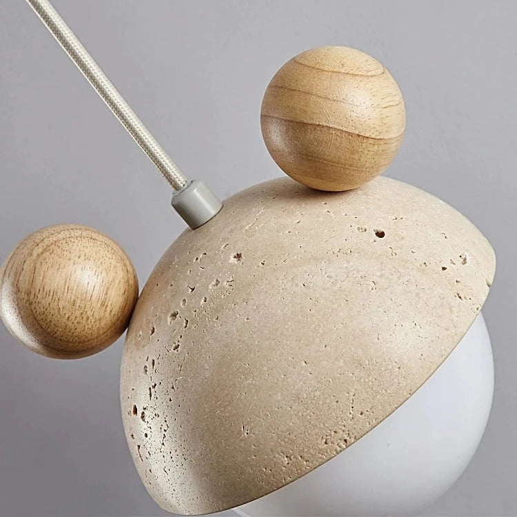 Travertine Micky Pendant Light D930