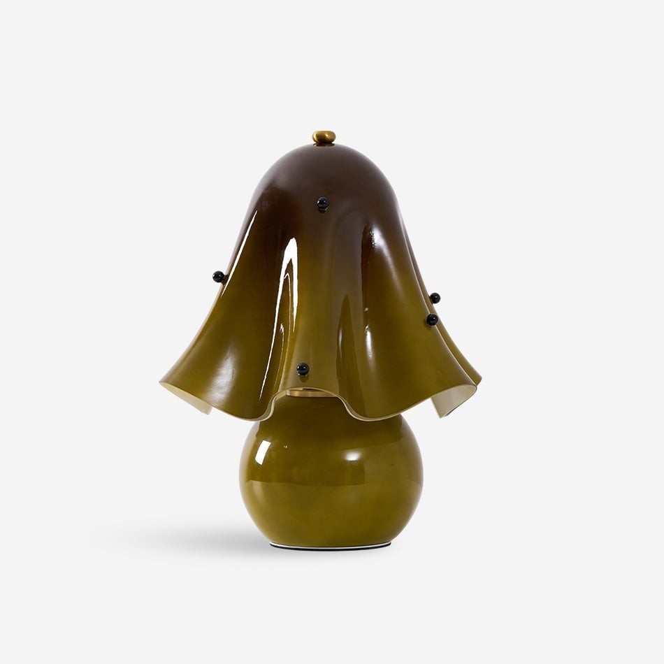 Bellina Decorative Table Lamp - Sculptural Bell Flower Shape T281