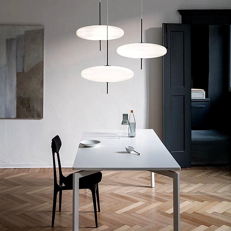 Modern Elliptical Shape Pendant Light