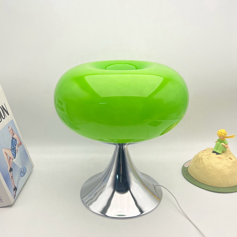 Bauhaus Apple Shaped Glass Led Table Lamp S137